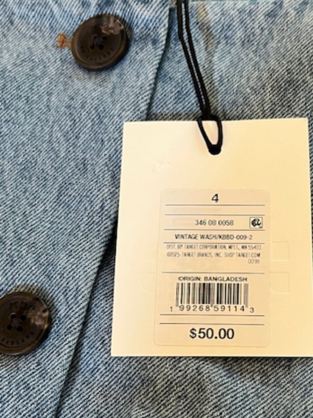 KBB BY KAHLANA | Women's The Tuxedo Mini dress in Denim-NWT - Picture 15 of 16